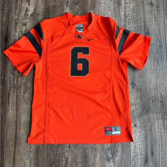 Nike Replica Football Jersey Oregon State Beavers Orange/Black Youth Size Large - Picture 1 of 7